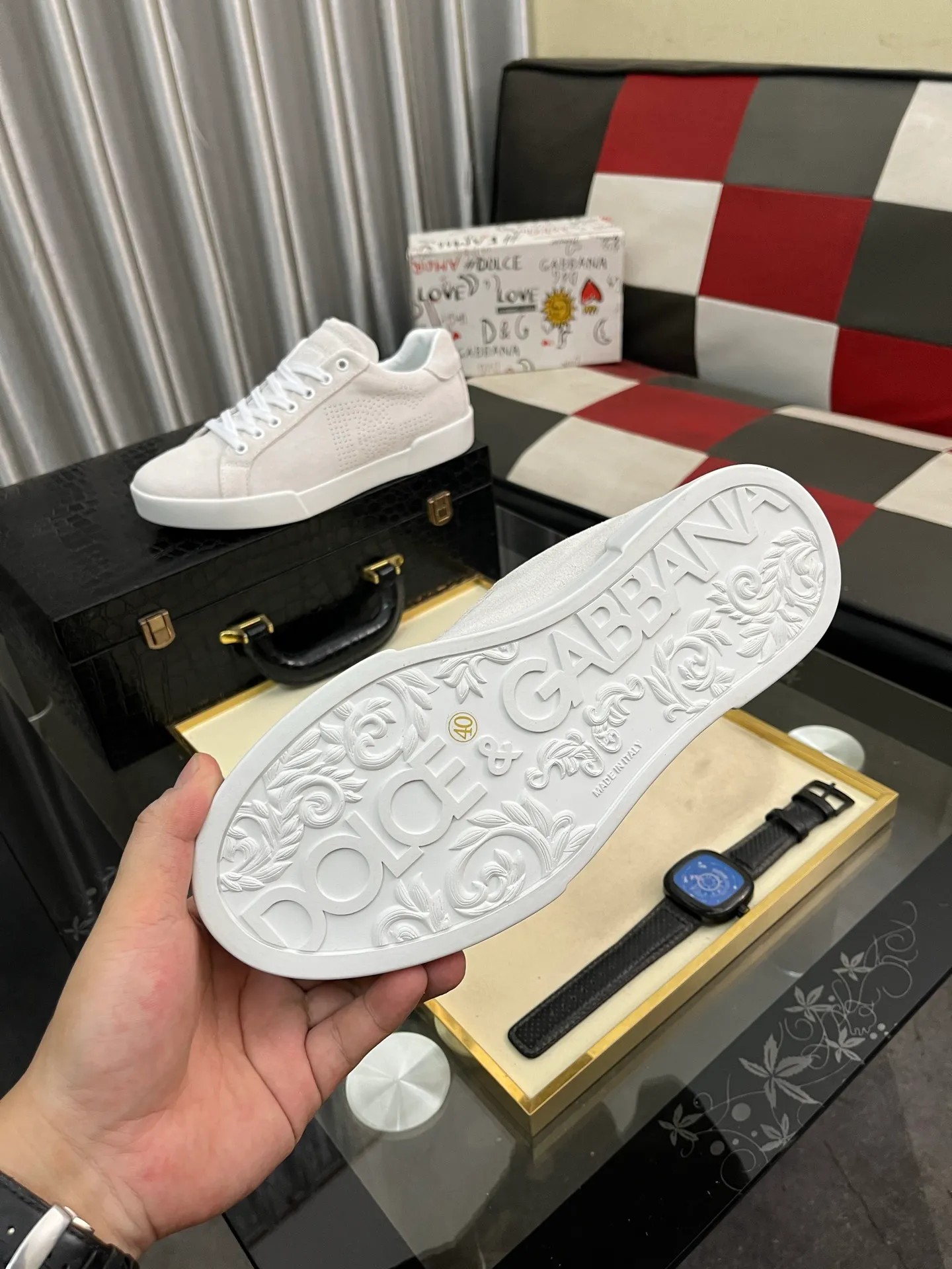 Men's shoes 💰420⌚️⌚️【Dg～】Men's casual shoes 2025z cabinet sales simultaneously 🔶Size: 35-46#️⃣ 🔷1 color🔜The upper is made of multi-material splicing ➕Genuine leather lining, comfortable and breathable, sole: original comfortable and wear-resistant outsole, ⚠️real thing📱photographed🎬real thing is better📢📢📢